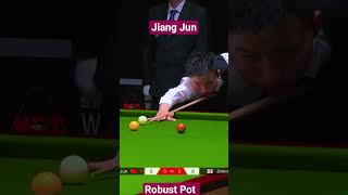 Brilliant pot by Jiang Jun. #jiangjun #snooker #wuhanopen