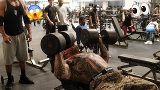 MAXING OUT DUMBBELLS AT A COMMERCIAL GYM!