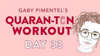 *DAY 33* QUARAN-TIN EXERCISE PLAN | ELDERLY ISOLATION HOME WORKOUT | CORONAVIRUS QUARANTINE
