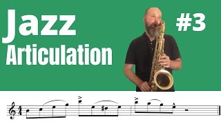 Jazz Articulation 3 (ENG Sub) Basic Tongue Techniques 3 /saxophone jazz articulation