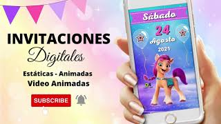 Invitacion My Little Pony Nueva Generación