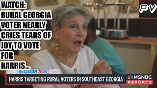 SHOCK: Rural Georgia Voters CANT WAIT To VOTE For Kamala Harris....
