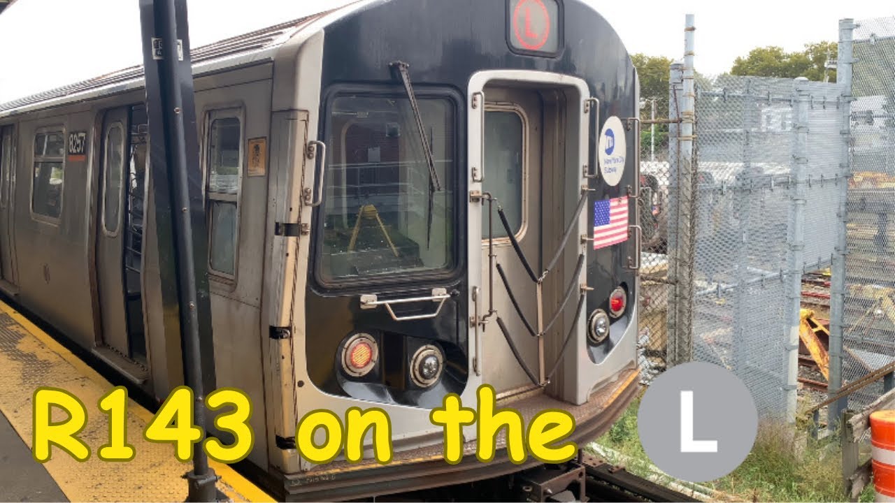 Canadian R143 Train Riding an R143 On the (L) line - YouTube