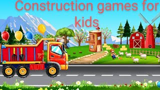 Construction games for kids.Kids in house building game. screenshot 2