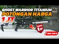SENAPAN ANGIN BUAT LONG RANGE PCP GHOST WARRIOR TABUNG TITANIUM LARAS 65CM PROMO POT HARGA 1 JUTA