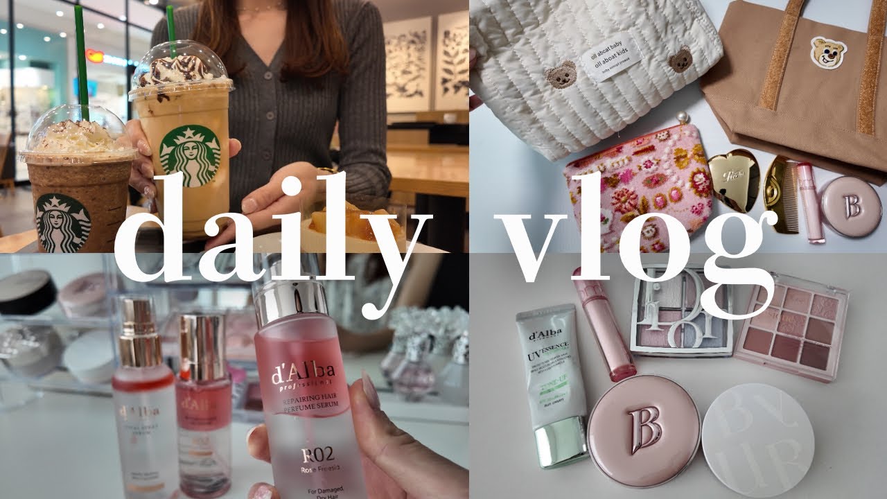 Видеоблог | 3 дня из повседневной жизни работающего взрослого 🎀 | Что в моей сумке 👜 | Starbucks ...