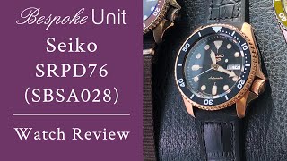 Seiko 5 Sports SRPD76 Review (SBSA028): The Rose Gold 5KX Diver, Made In  Japan - YouTube