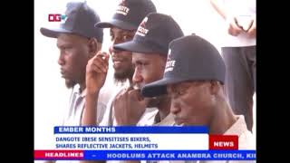 Dangote Cement Ibese , Transport unit holds Ember Month Road Safety Awareness Campaign.