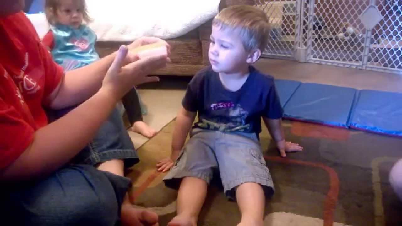 Therapy Demo for Sensory Processing Issue in Toddler (Willbarger Brushing Protocol)
