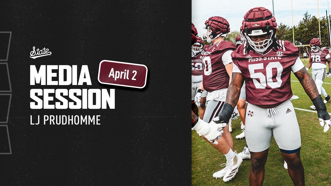 FOOTBALL | 2026 Spring Practice Media Session - LJ Prudhomme - YouTube