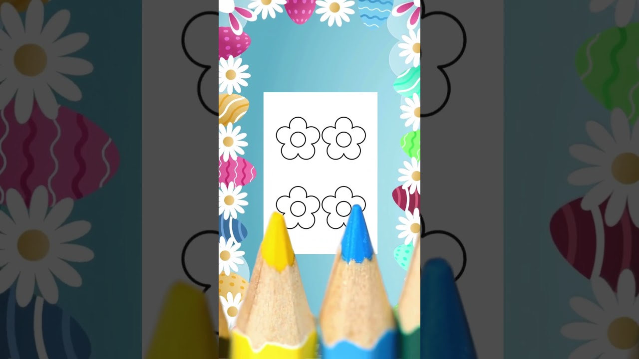 Happy Easter Coloring Pages - Printable A4 PDF Download! 