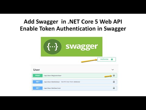 Add Swagger in ASP .NET Core 5 | Enable Token Bearer functionality in Swagger