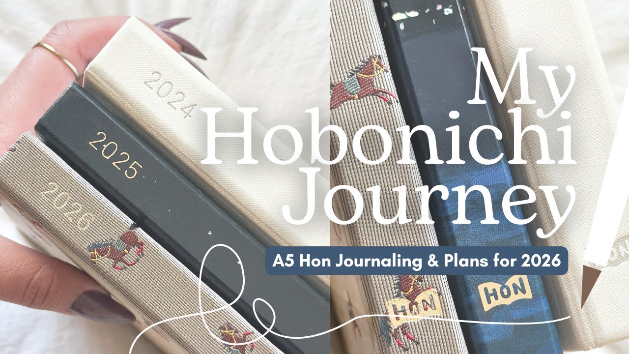 My Hobonichi A5 Hon Journey | Journaling the Hon and Plans for 2026