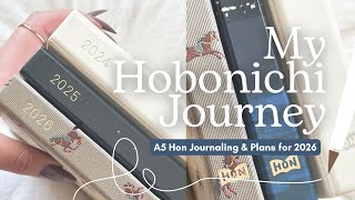 My Hobonichi A5 Hon Journey | Journaling the Hon and Plans for 2026