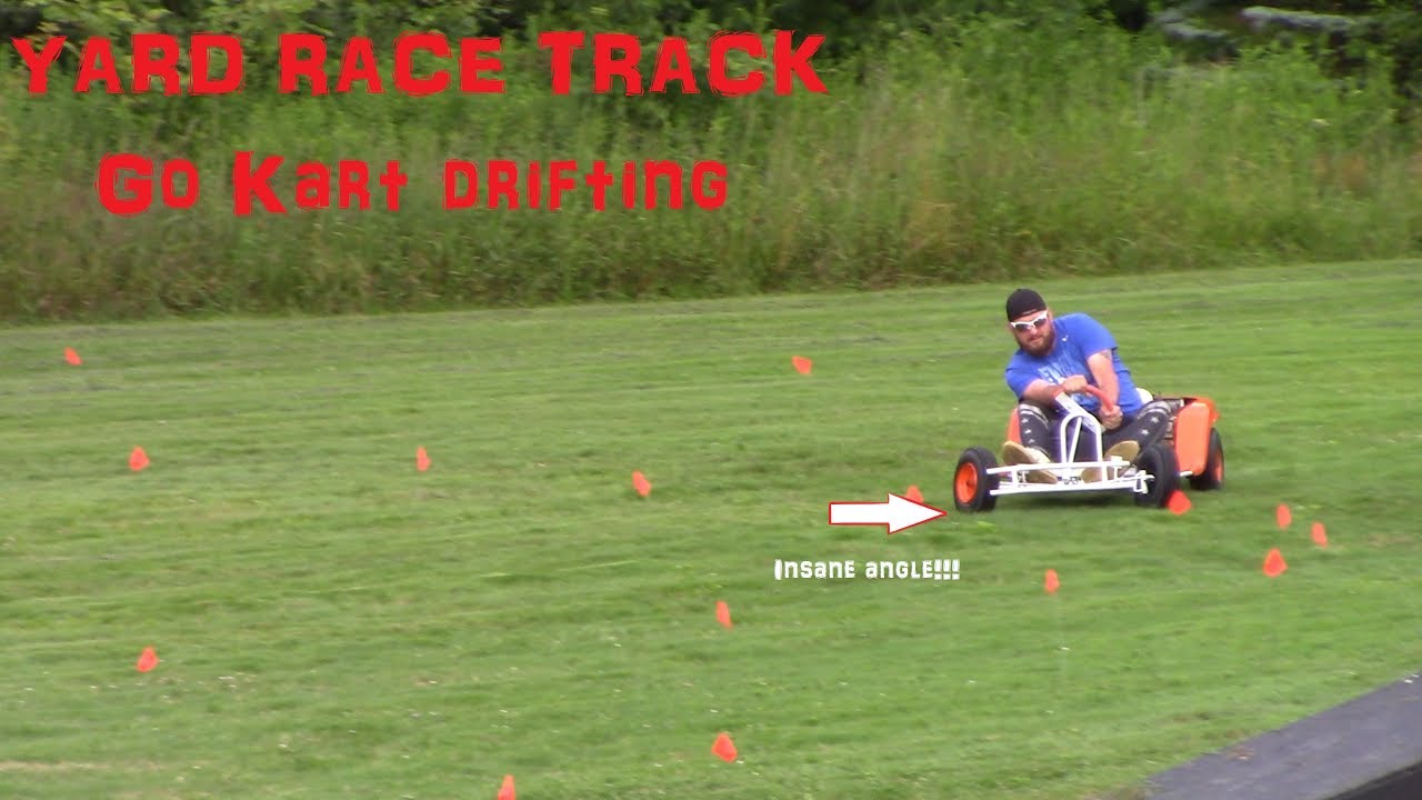 Yard race track - YouTube