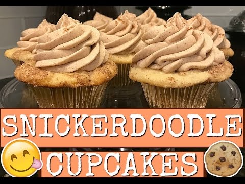 SNICKERDOODLE CUPCAKES|| Brown Sugar Cupcakes w/ Cinnamon Cream Cheese Icing!