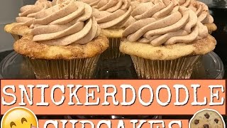 SNICKERDOODLE CUPCAKES|| Brown Sugar Cupcakes w/ Cinnamon Cream Cheese Icing!