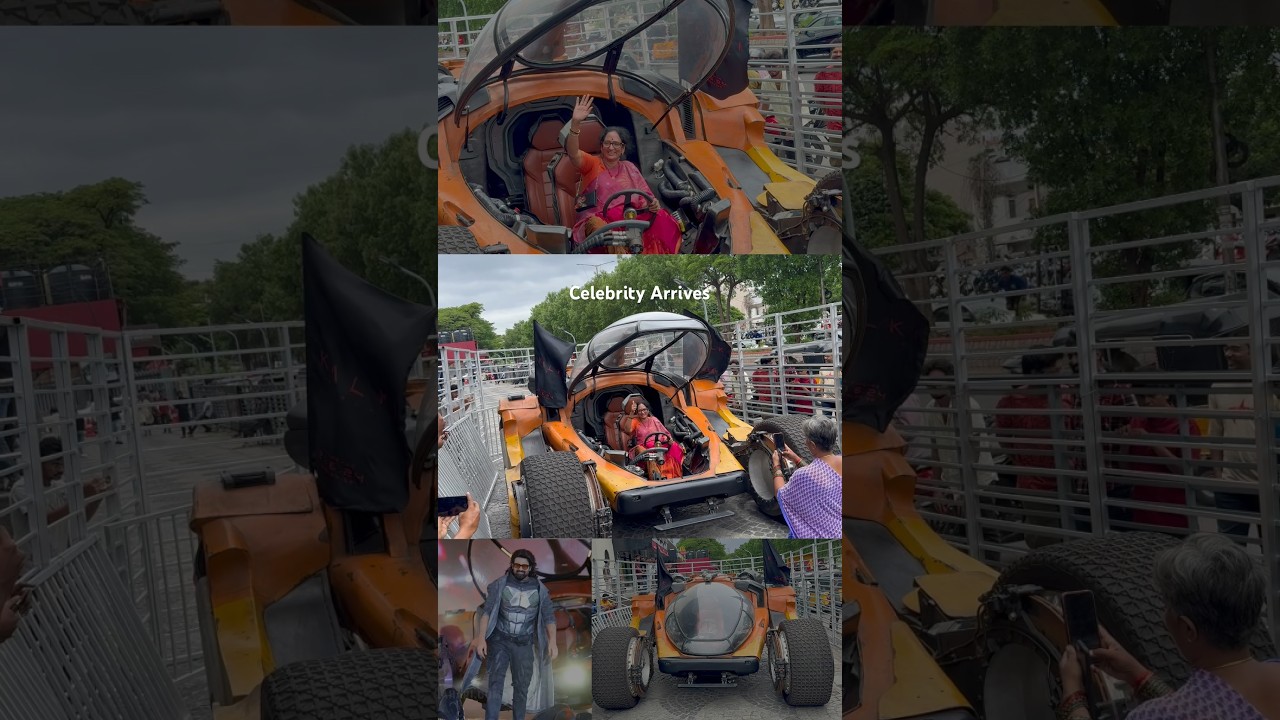 Prabhas Mother Driving Bujji Car Exclusive Visuals | Kalki 2898 AD Movie | AC