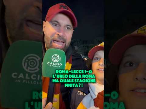Video ROMA LECCE 1-0 | ZITTITI I CRITICONI