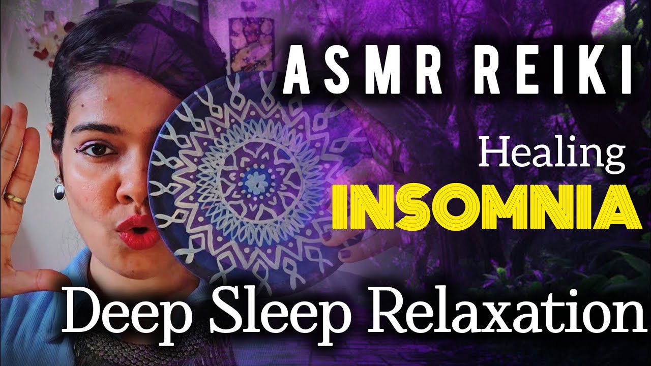 ASMR REIKI for Insomnia | Deep Sleep Relaxation🍀💜 - YouTube