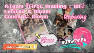 &Team『First Howling : WE』Limited B Album Concept: Bloom Unboxing 💚