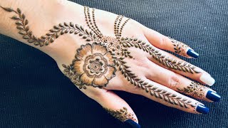 Henna mehndi design | stylish mehndi design | #mehndi #video #beautiful