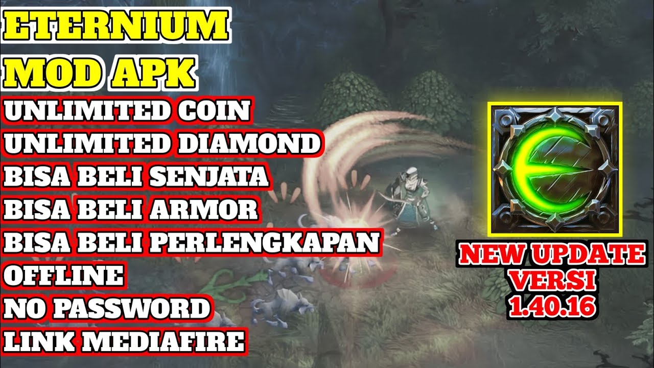 Eternium mod apk terbaru versi 1.40.16 New update mod apk unlimited money