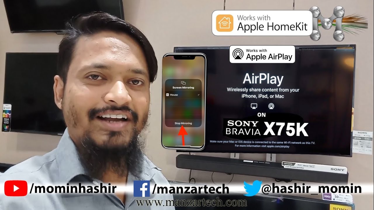 Apple Airplay & Apple Home Kit Update in X75K I Phone Screen