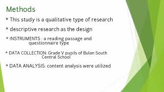 Challenges of Modular Distance Learning to English Reading Comprehension of Grade 5 pupils