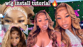 Under 180? Affordable Honey Blonde Wig Tutorial Beginner Friendly Ft. Julia Hair