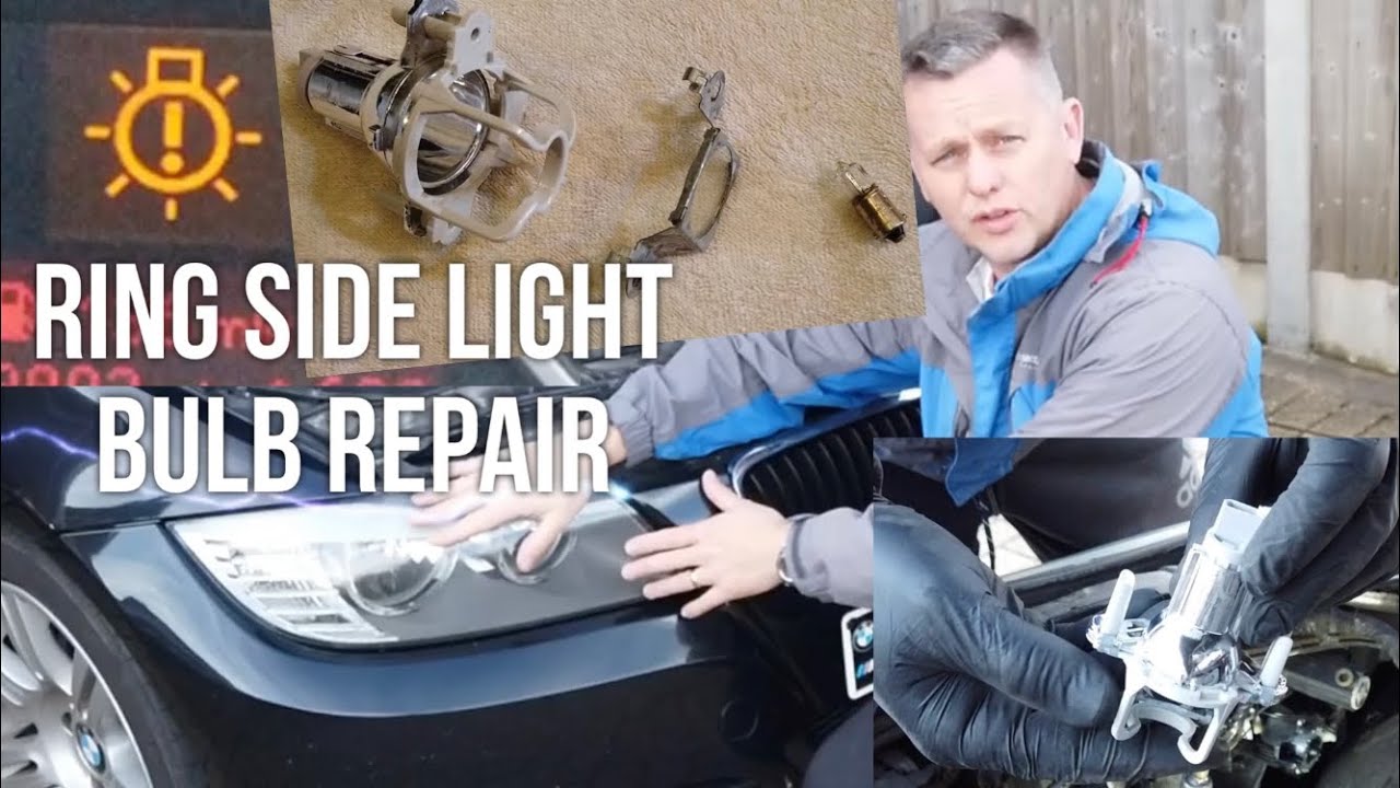 Bmw "Ring" Side Light Repair, 3 Series E90,E91 How to save £40 "Angel