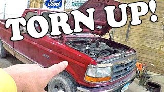TORE IT UP 1995 FORD F150 Project TRUCK - Motor Mounts Transmission Mount and update