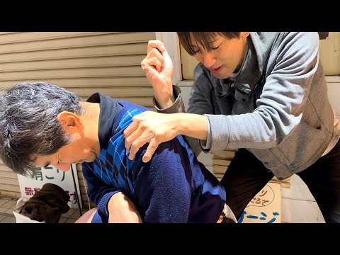 ASMR 肩から腰まで芯が硬すぎ！！誰にもほぐせないコリを匠技で超効かせてみたよ！