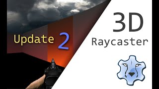 3D Raycaster Update - Weapon, Skybox, Performance, Wall Shading, Walk Animation