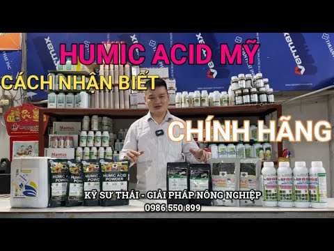 Video HUMIC ACID MỸ CHÍNH HÃNG Và Cách Nhận Biết | Kỹ Sư... - youtube