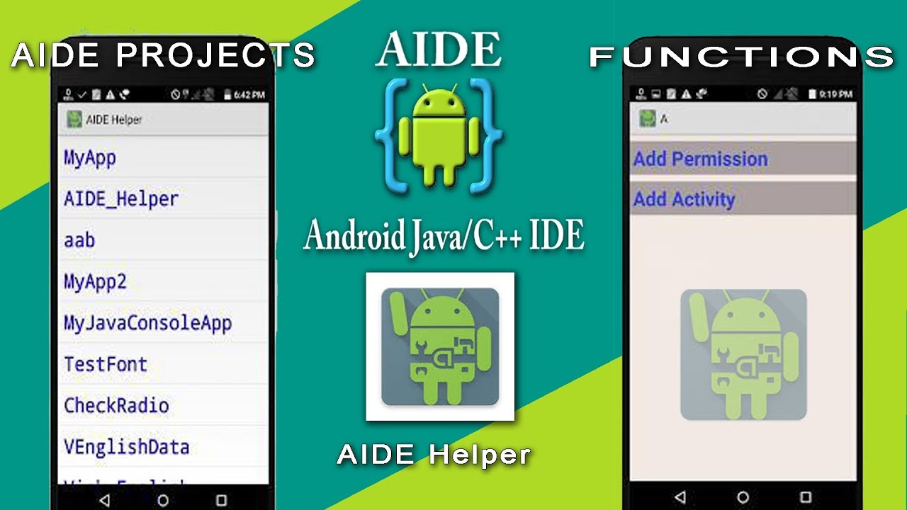 "AIDE Helper" android app - YouTube