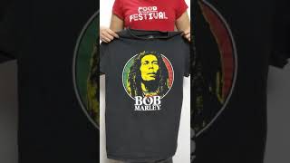 Bob Marley Tees 1108037-10 20 pcs 7 lbs Wholesale at Tiedemann Globe