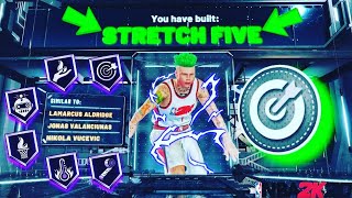 BEST Stretch Five Build 2k20!!! Demi God With 30 Shooting Badges!!! Best Shooting Big!!! NBA 2k20!!!