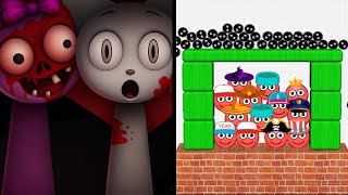 Spranky Run Vs Hide Ball 😹🐸🥵🧟 Max All Levels Android iOS Gameplay Ep 1051 screenshot 2