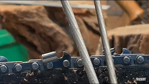 Is This File To Big?. How professionals sharpen small chainsaws.