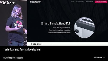 Martin Splitt | Technical SEO for JS developers | RSCONF 2019