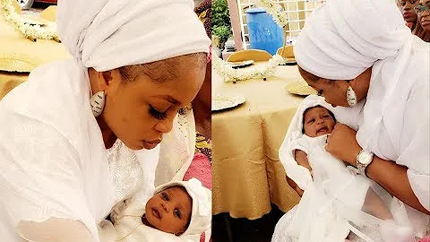 My daughter Nadia is 41days old today: Say Actress Kemi Afolabi As Dance & Sing For Her Mom