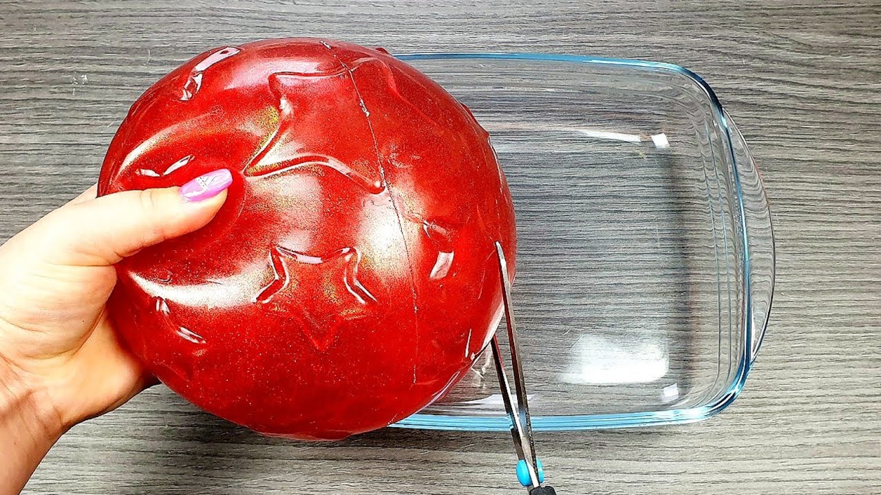 Découper Des Balles Anti-stress Super Satisfaisante Vidéo!!