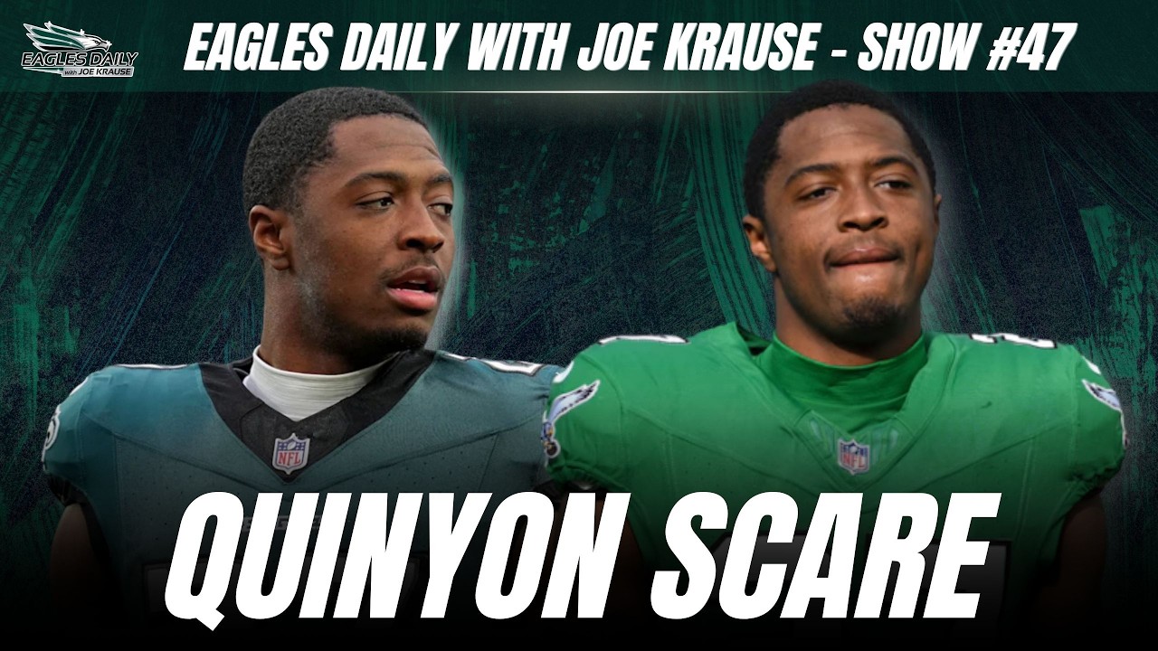 EAGLES DAILY: Quinyon Mitchell Gives Eagles a SCARY Injury Scare Before Baltimore