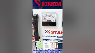 Biến Áp Vô Cấp 5KVA STANDA 1 Pha Vào 220V Ra 0V-250V - Biến Áp STANDA 5KVA Vô Cấp Chính Hãng Redsun