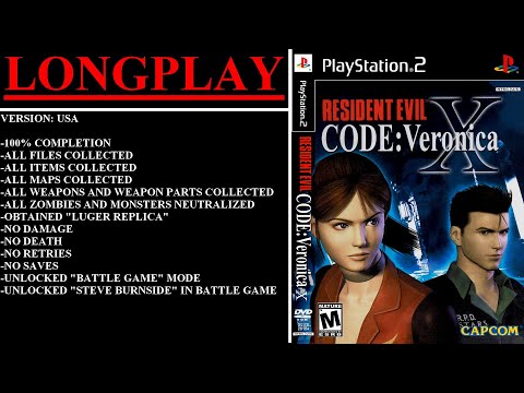 Resident Evil Code: Veronica X [USA] (PlayStation 2) - (Longplay | 100% Completion)