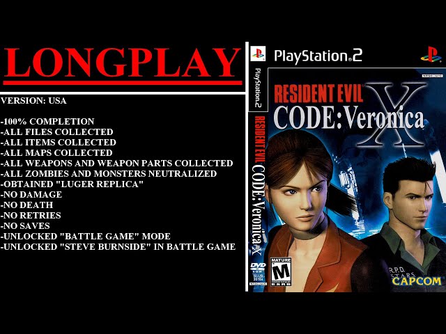 Project Games X: Resident Evil: CODE Veronica X (ps2) Detonado