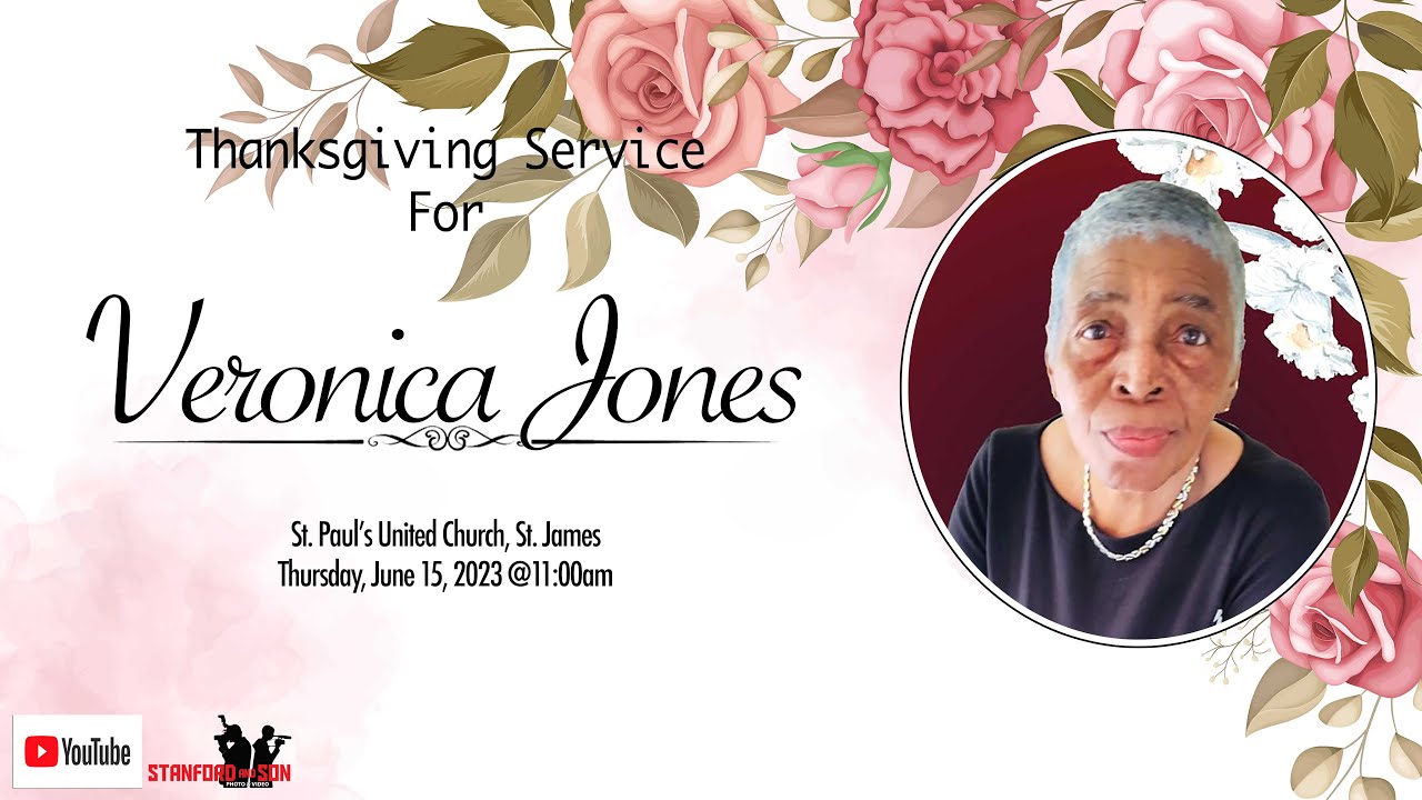 VERONICA JONES FUNERAL SERVICE JUNE 15, 2023 - YouTube