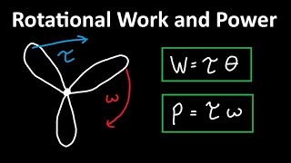 Introduction to Rotational Work and Power with Physics Problems