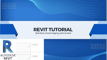 Revit Tutorial - how to use the split face, paint bucket and keynote smart tagging
